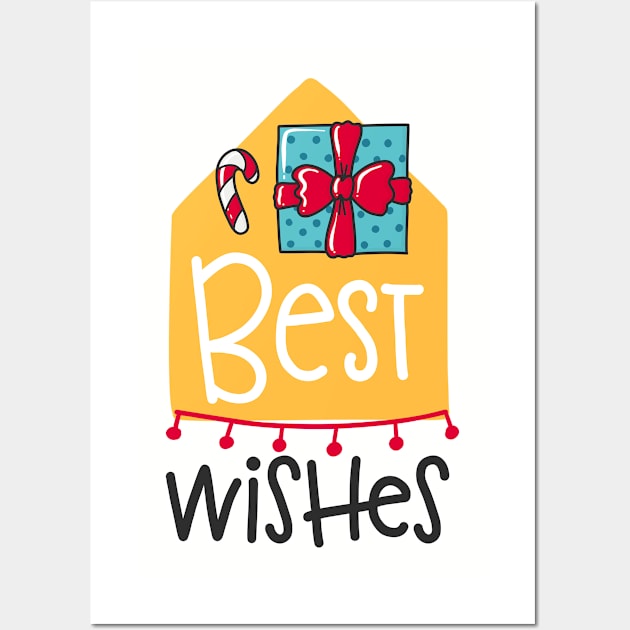 Best Wishes Wall Art by JoyFabrika